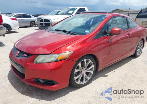 2012 Honda Civic Si из США, поврежденный, VIN 2HGFG4A53CH706601